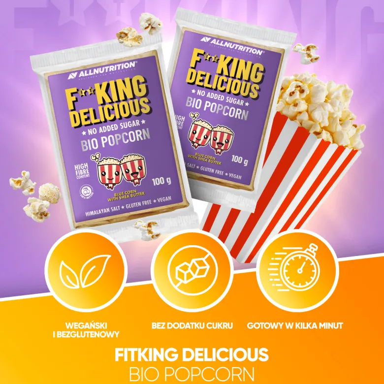 Fitking Delicious Bio Popcorn 100g