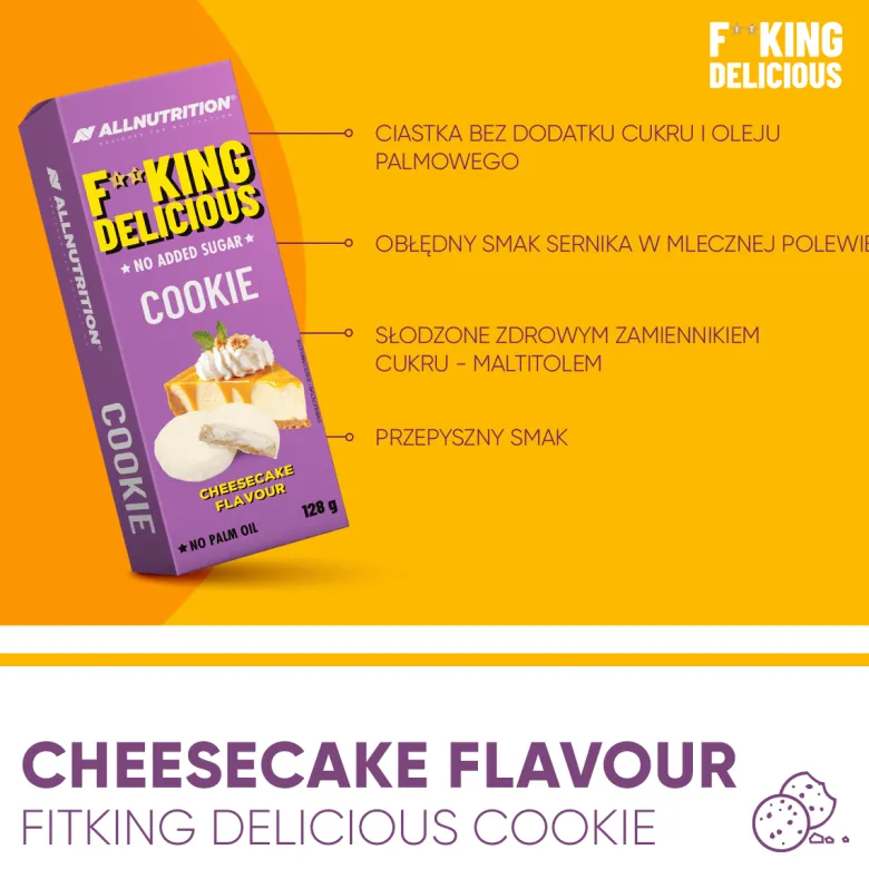 Fitking Delicious Cookie Cheesecake Flavour 128g