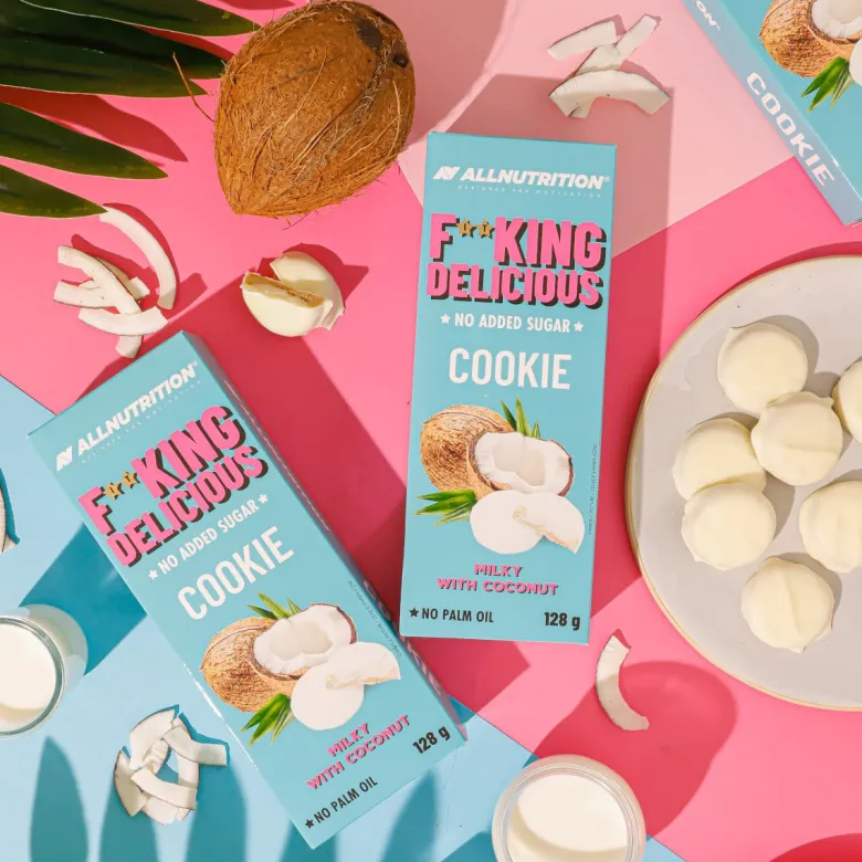 Fitking Delicious Cookie Milky With Coconut 128g