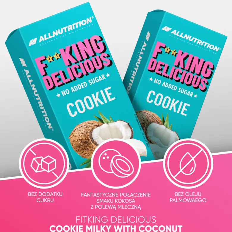 Fitking Delicious Cookie Milky With Coconut 128g