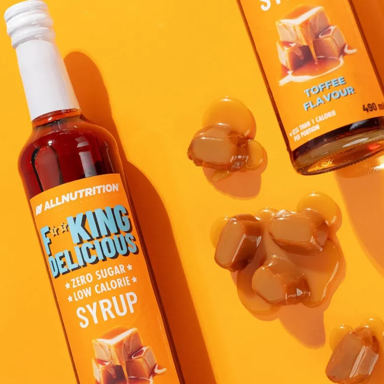 Fitking Delicious Syrup Zero Toffee 490ml