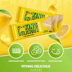 Fitking Delicious Wafers 80g