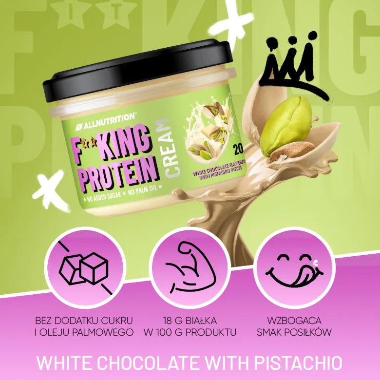 Fitking Protein Cream White Chocolate With Pistachio 200g