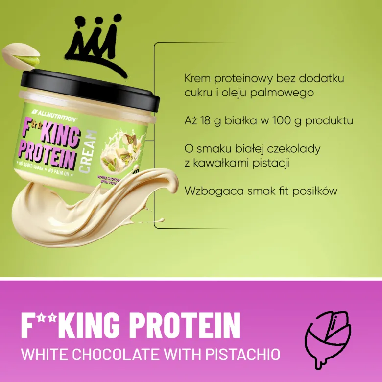 Fitking Protein Cream White Chocolate With Pistachio 200g
