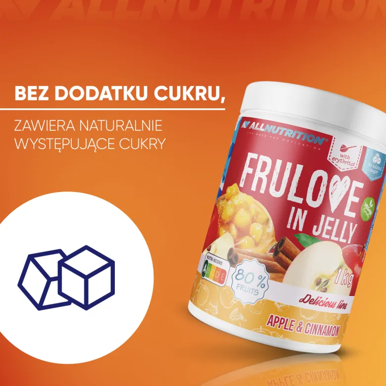 FRULOVE In Jelly Apple & Cinnamon (Jabłko - Cynamon) 1000g