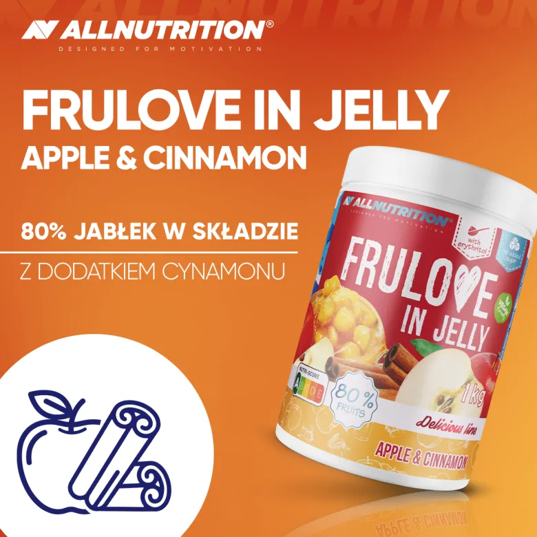 FRULOVE In Jelly Apple & Cinnamon (Jabłko - Cynamon) 1000g