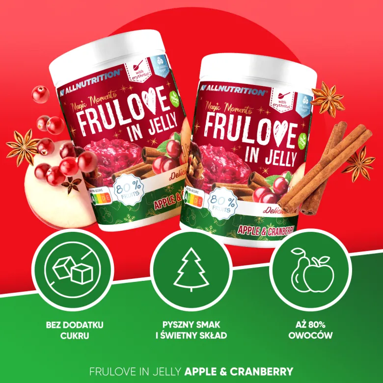 FRULOVE In Jelly Apple & Cranberry Magic Moments (Jabłko - Żurawina) 1000g