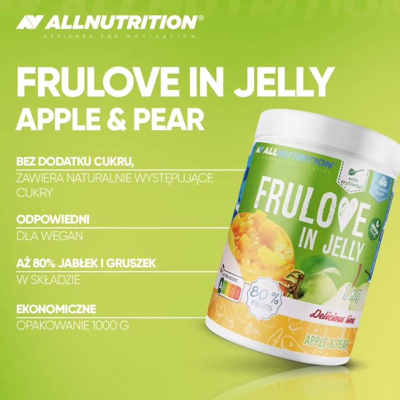 FRULOVE In Jelly Apple & Pear (Jabłko - Gruszka) 1000g