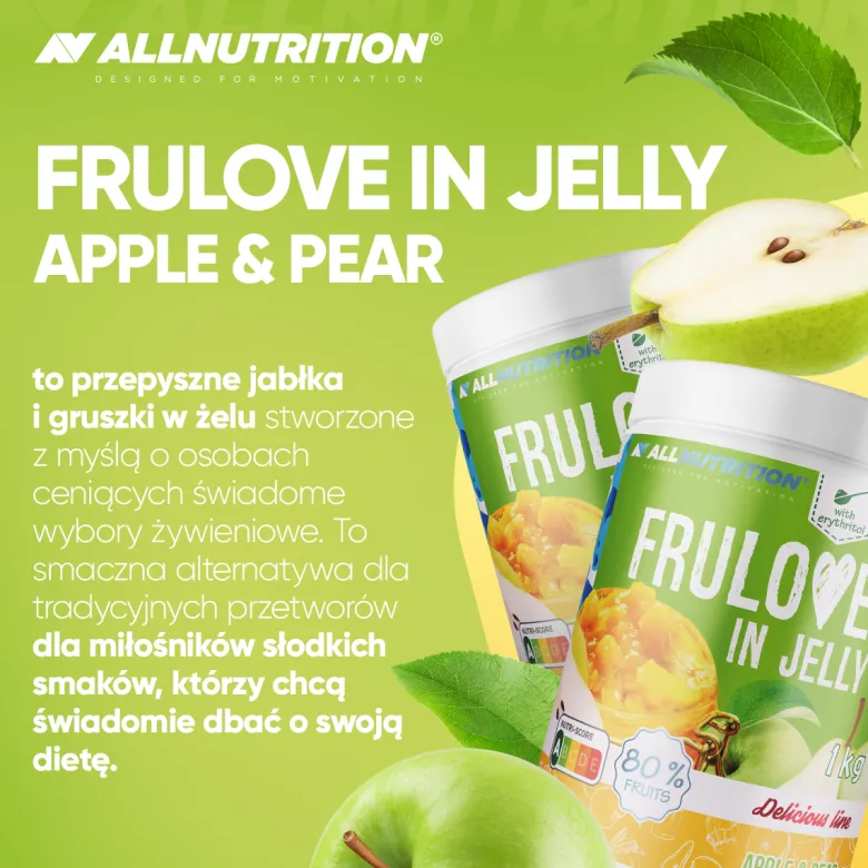FRULOVE In Jelly Apple & Pear (Jabłko - Gruszka) 1000g