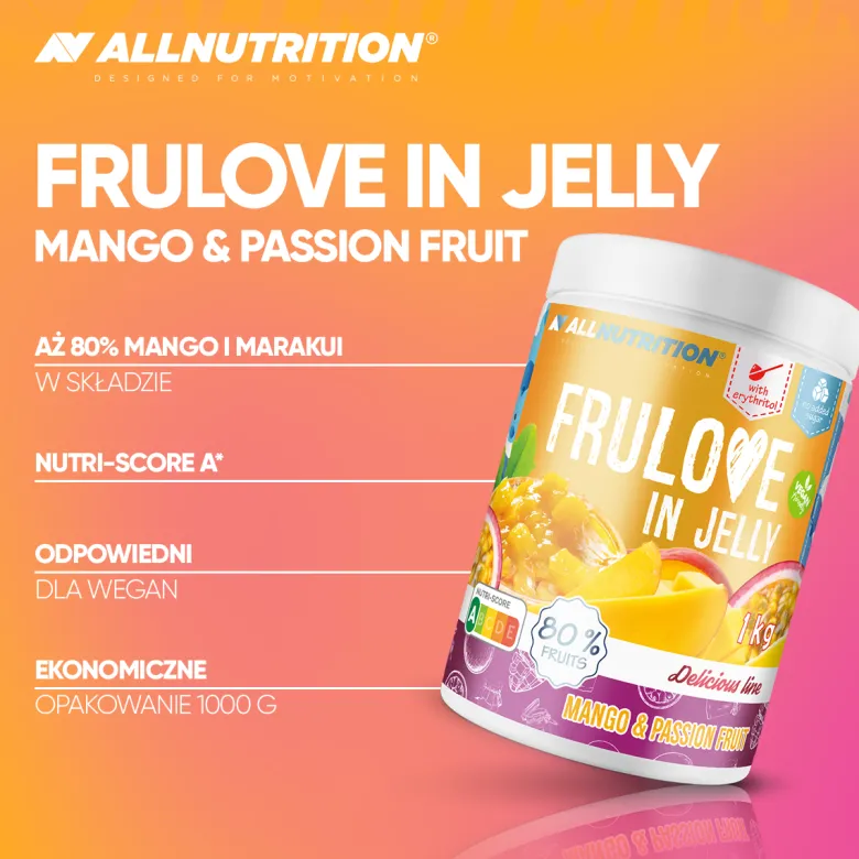 FRULOVE In Jelly Mango & Passion Fruit (Mango - Marakuja) 1000g