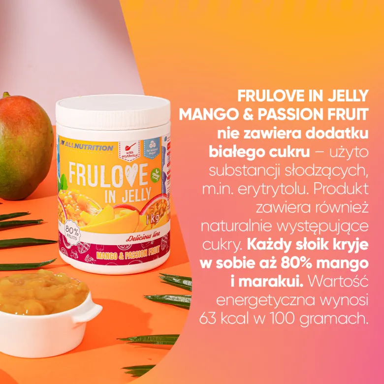 FRULOVE In Jelly Mango & Passion Fruit (Mango - Marakuja) 1000g