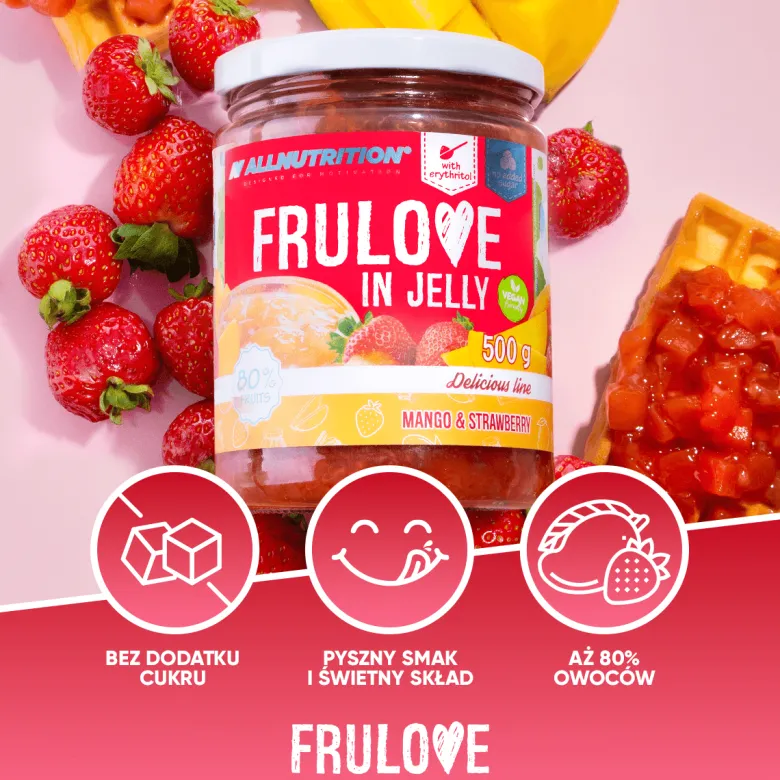 FRULOVE In Jelly Mango & Strawberry (Mango - Truskawka) 500g