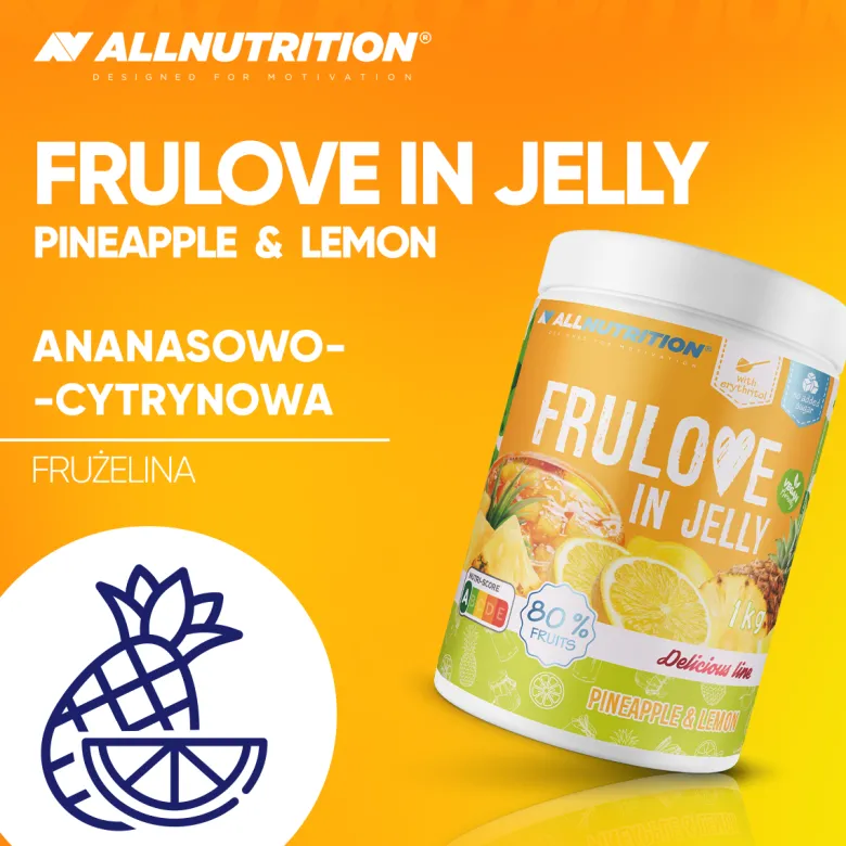 FRULOVE In Jelly Pineapple & Lemon (Ananas Cytryna) 1000 g