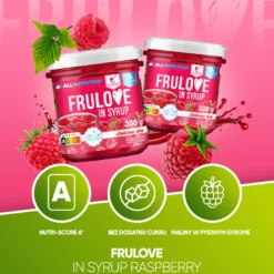 FRULOVE In Syrup Raspberry 300g