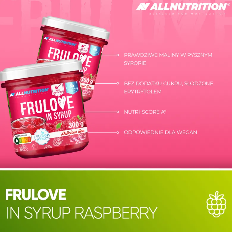 FRULOVE In Syrup Raspberry 300g