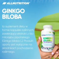 Ginkgo Biloba Miłorząb japoński 60 kapsułek