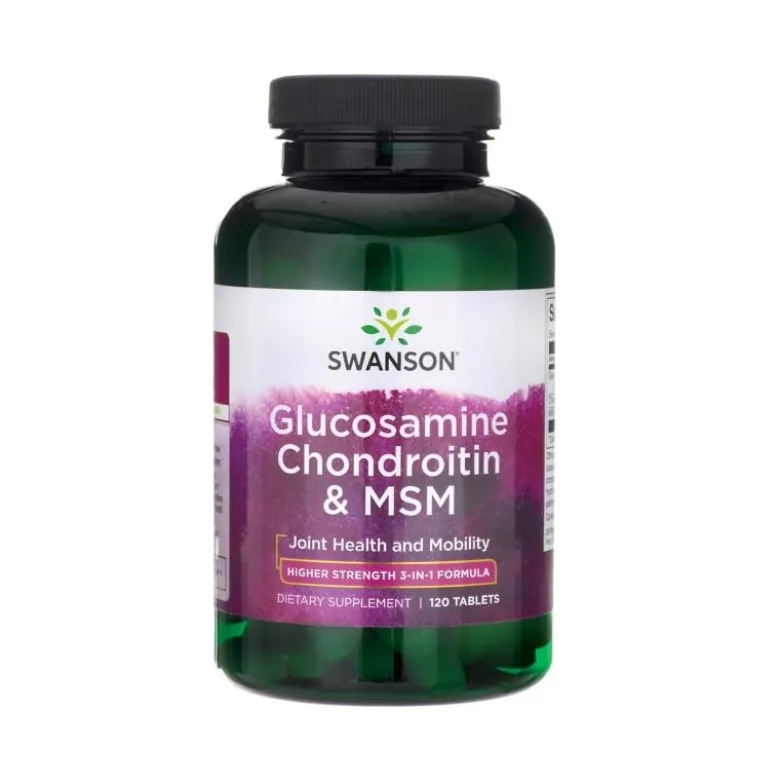 Glucosamine, Chondroitin & MSM Higher Strength 120tab