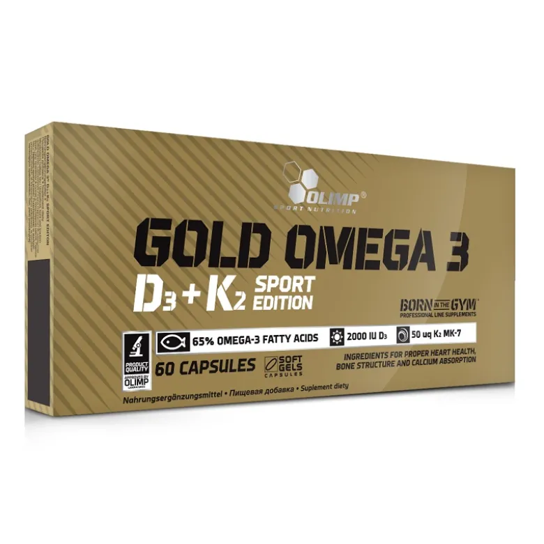 Gold Omega 3 D3 + K2 Sport Edition 60caps