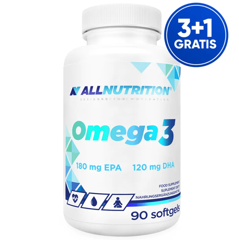 3 + 1 gratis Omega 3 90 kaps