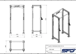 Klatka treningowa Power Rack SFD W1 1 szt.