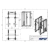 Klatka treningowa Power Rack SFD W6 1 szt.