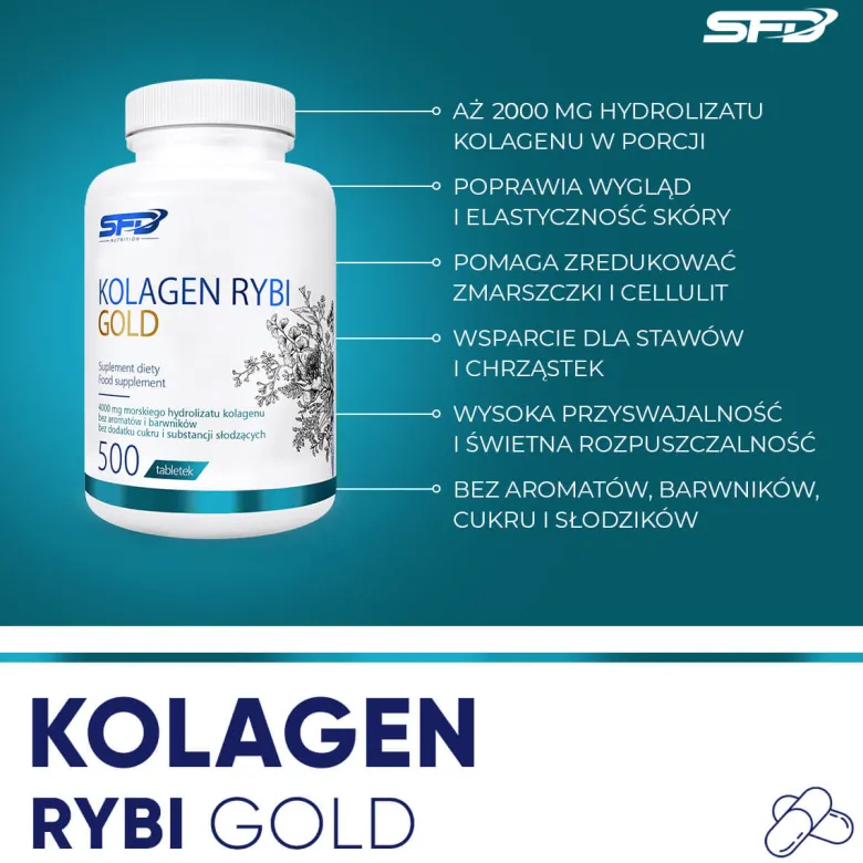 Kolagen Rybi Gold 500 tabletek