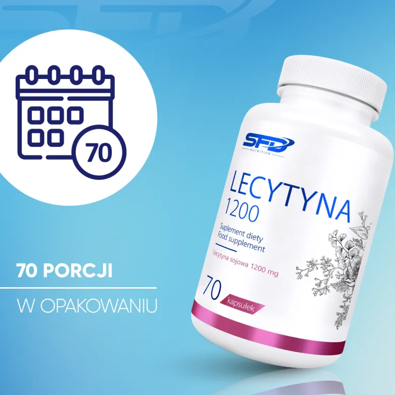 Lecytyna 1200 70 kapsułek