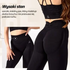 Legginsy Push Up V Back Black 1 szt.