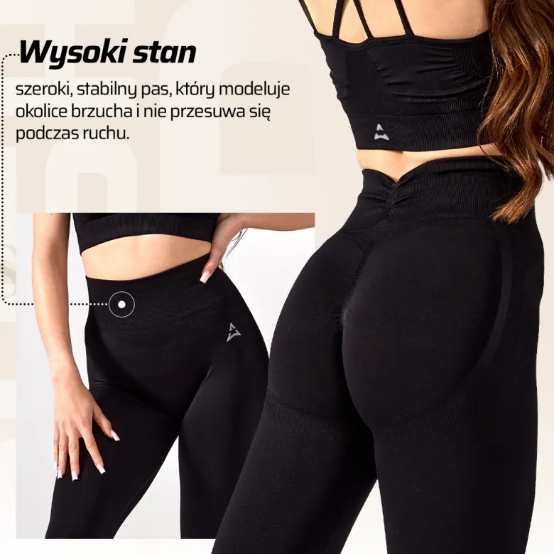 Legginsy Push Up V Back Butter Yellow 1 szt.