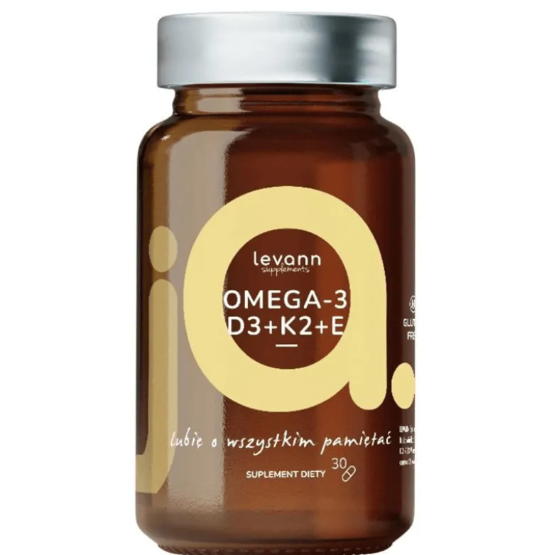 Levann Omega-3+D3+K2+E 30 kapsułek