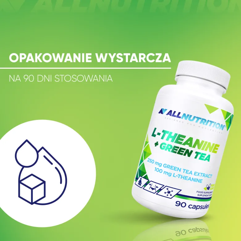 L-theanine + Green Tea 90 kapsułek