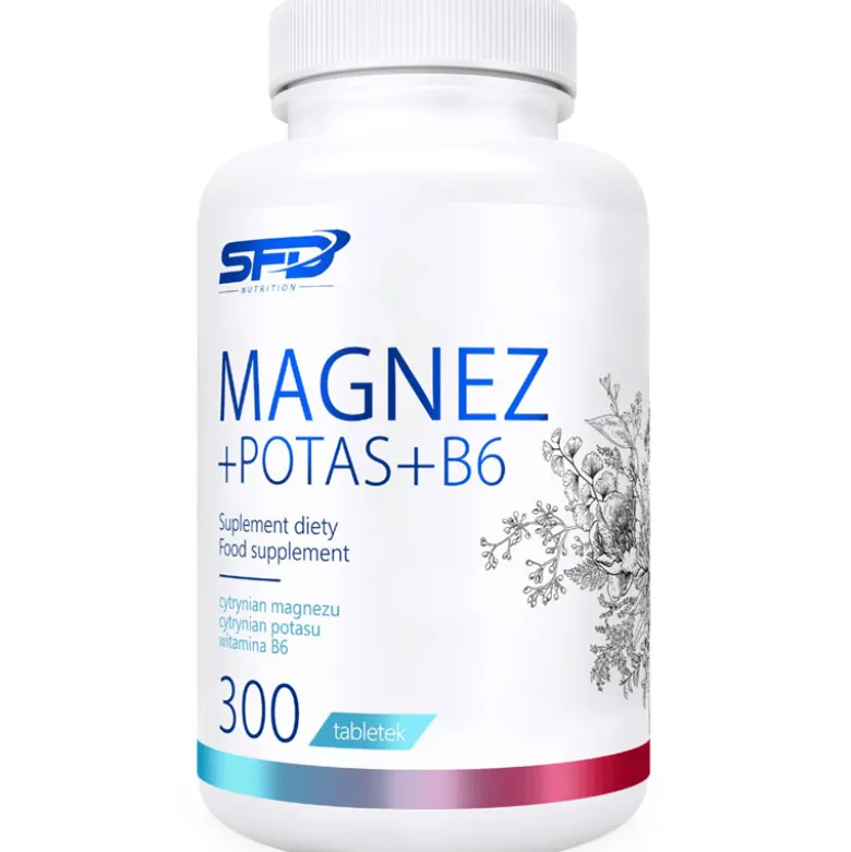 Magnez+Potas+B6 300 tabletek