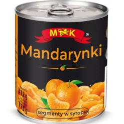 Mandarynki segmenty w syropie 412g