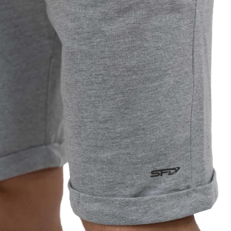 Man's Shorts Zip Pockets Grey 1szt
