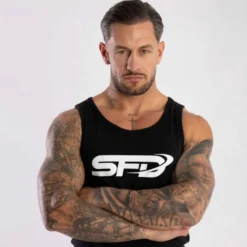 Męski Tank Top BIG LOGO Black 1szt