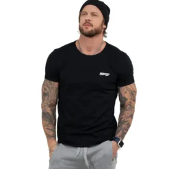 Męski T-SHIRT Premium Black 1szt