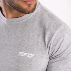 Męski T-SHIRT Premium Grey Melange 1szt