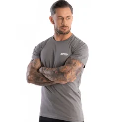 Męski T-SHIRT Premium Grey Steel 1szt