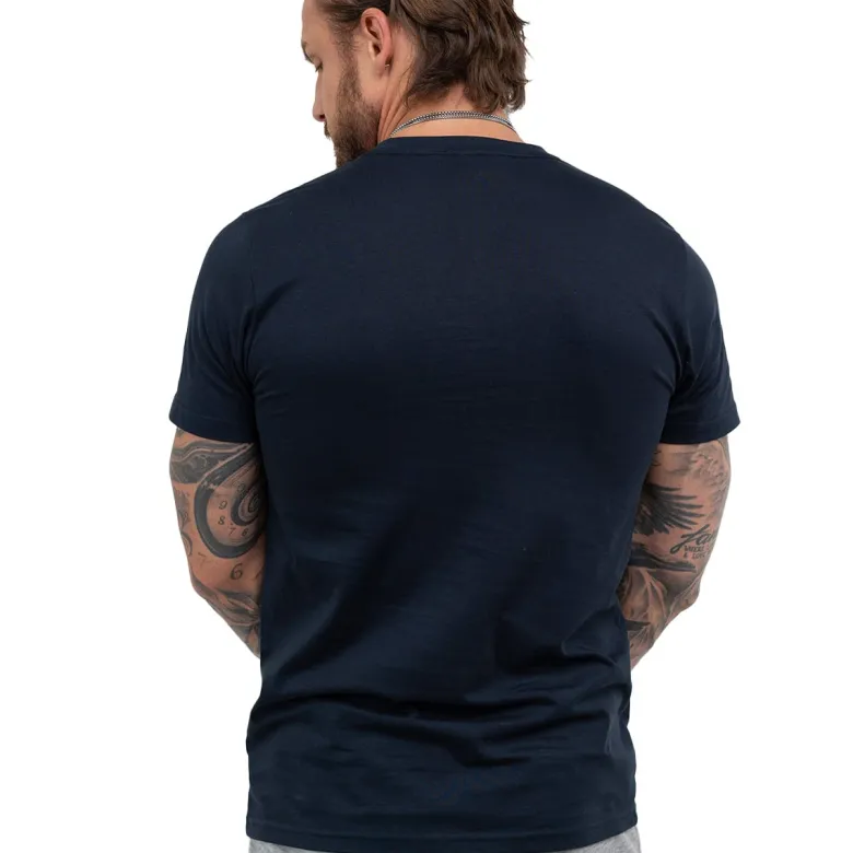 Męski T-SHIRT Premium Navy Blue 1szt