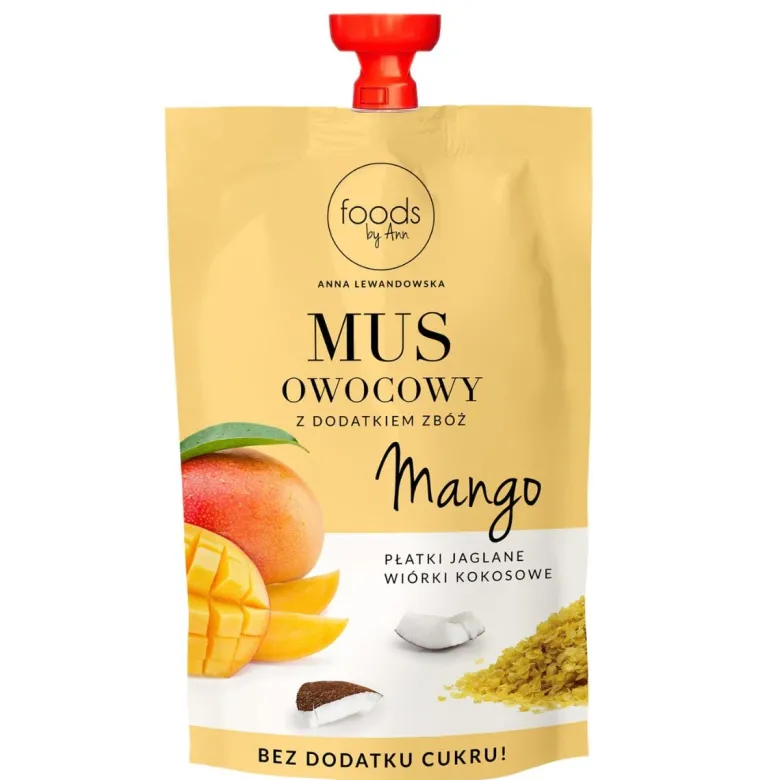 Mus Owocowy Z Dodatkiem Zbóż 100g