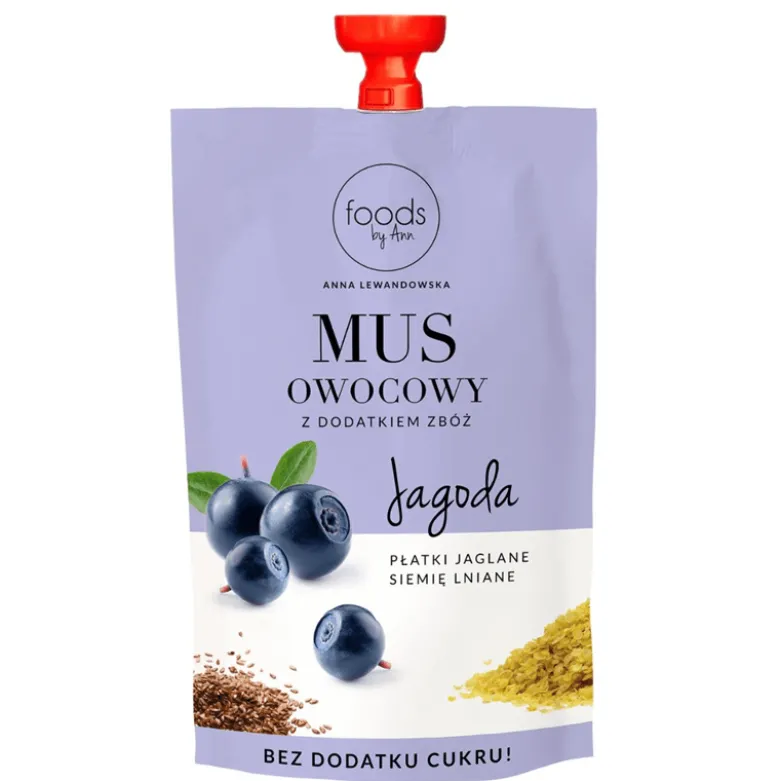 Mus Owocowy Z Dodatkiem Zbóż 100g