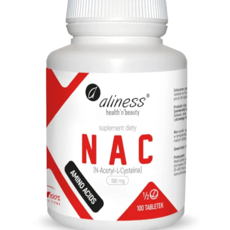 NAC N-Acetyl-L-Cysteine 100 kapsułek VEGE