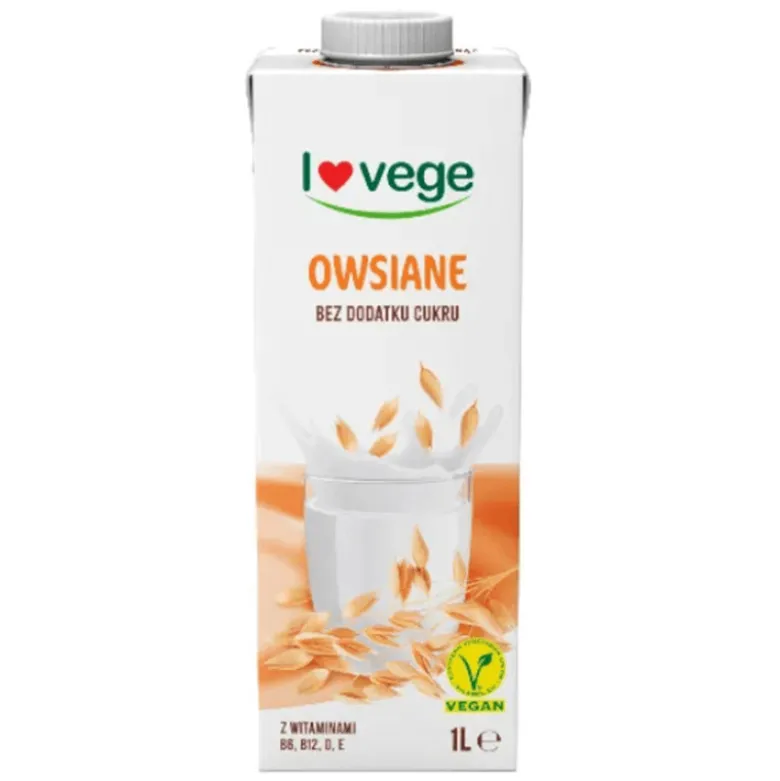 Napój Lovege Owsiany Bez Dodatku Cukru 1000ml