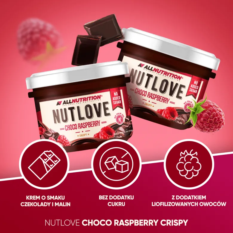 NUTLOVE Choco Raspberry Crispy 200g