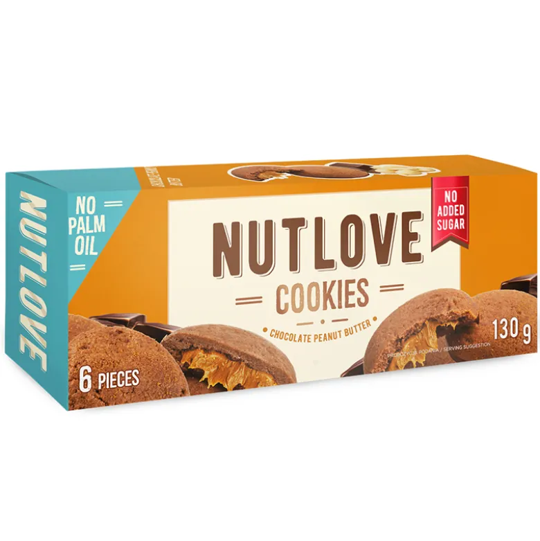 NUTLOVE Cookies Chocolate Peanut Butter 130g