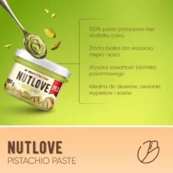 NUTLOVE Pistachio Paste (Pasta pistacjowa 100%) 180g