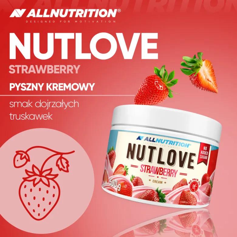 NUTLOVE Strawberry Cream 500 g