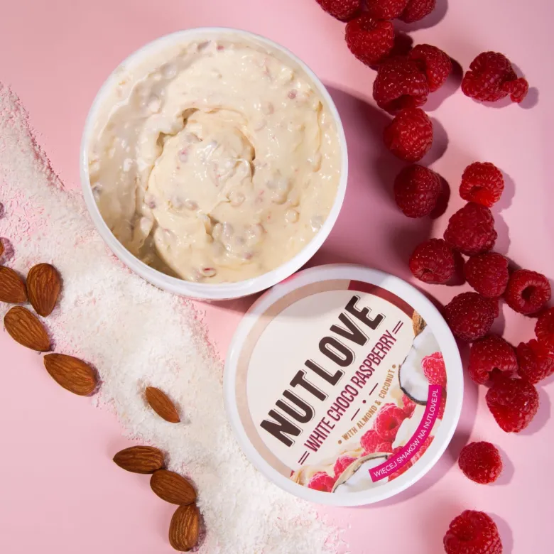 NUTLOVE White Choco Raspberry 500g