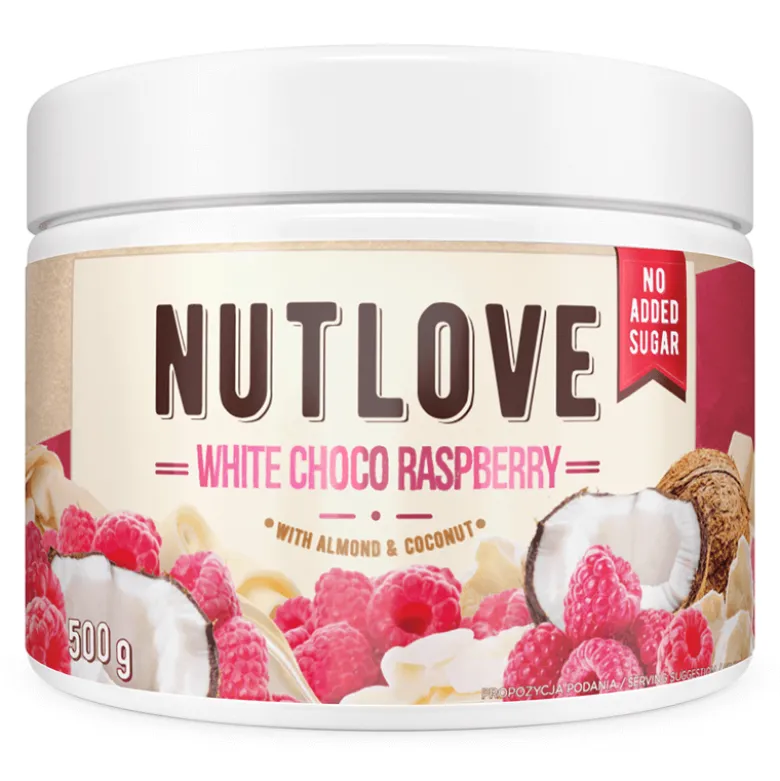 NUTLOVE White Choco Raspberry 500g