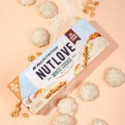 NUTLOVE White Cookie Caramel Peanut Coconut 128g
